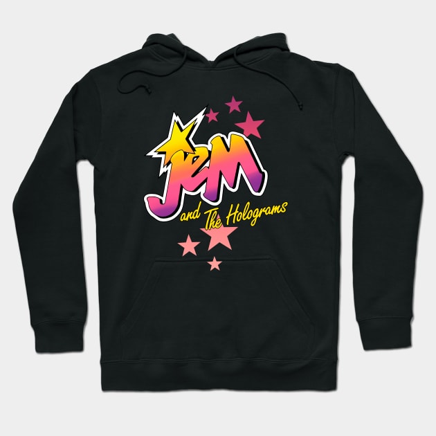 Jem and The holograms logo Hoodie by OniSide